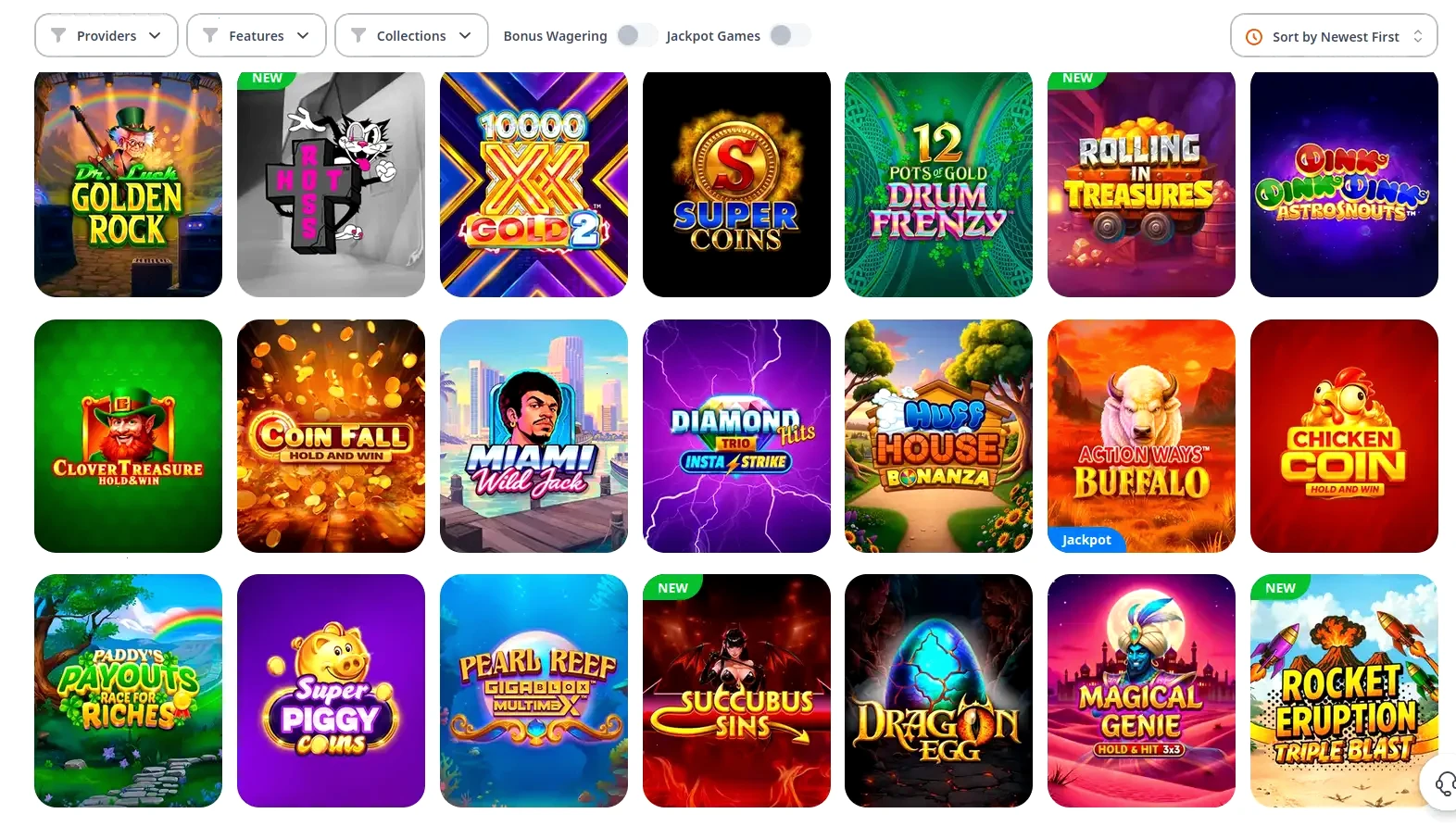 55bet inloggen scherm en casino overzicht